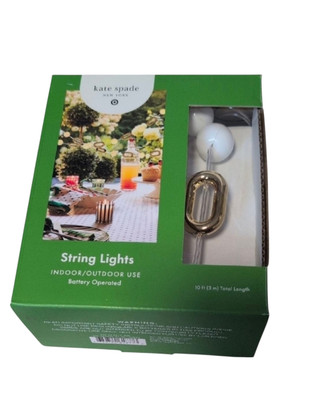 Kate Spade x Target Indoor/Outdoor String Lights